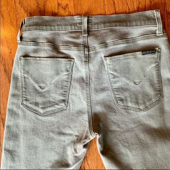 HUDSON Midrise Nico Black Label Super Skinny Distressed Jeans 24 - Picture 8 of 16